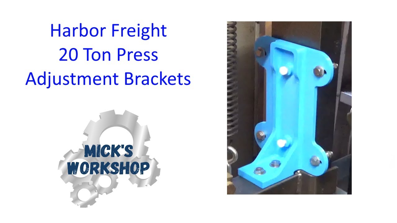 Harbor Freight 20 Ton Press Adjustment Brackets