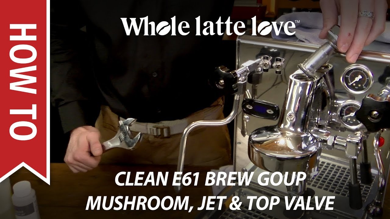 How To Clean E61 Brew Group Mushroom, Jet and Top Valve