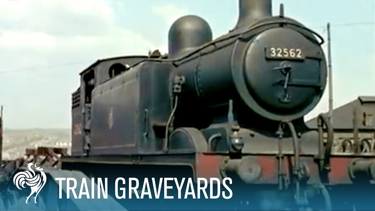 Scrapping the Old Iron Horses: Train Graveyards | British Pathé
