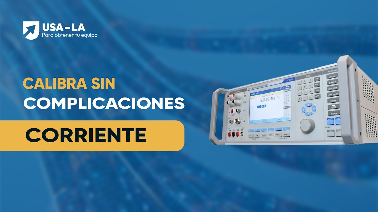 #Calibración de #corriente con el calibrador 9010+ Meatest