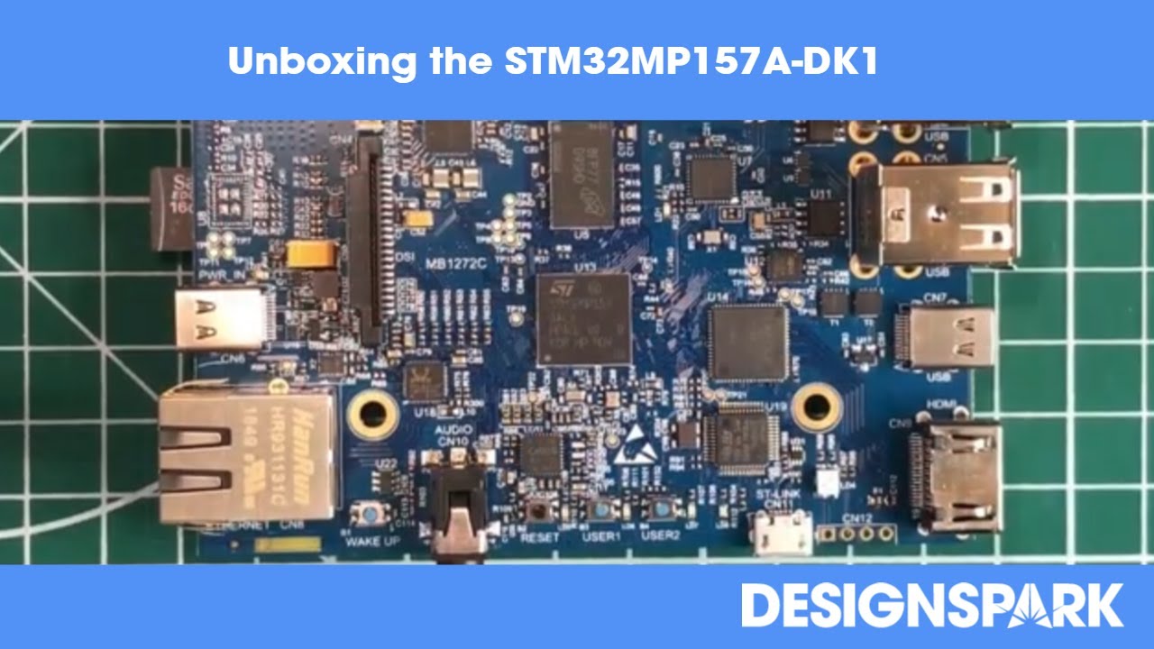 Unboxing the STM32MP157A-DK1