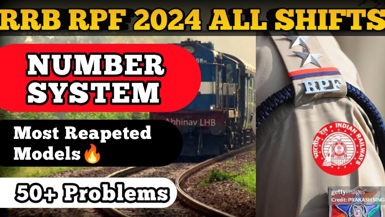 RRB RPF 2024 ALL SHIFTS Number system Questions 🔥