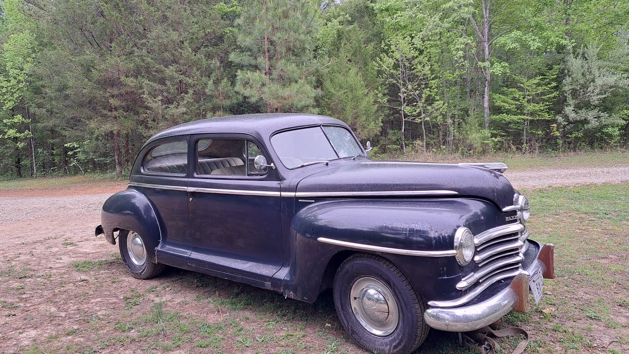 Поедет ли он!!! Plymouth Special Deluxe 1947 года. Двигатель заклинил!!