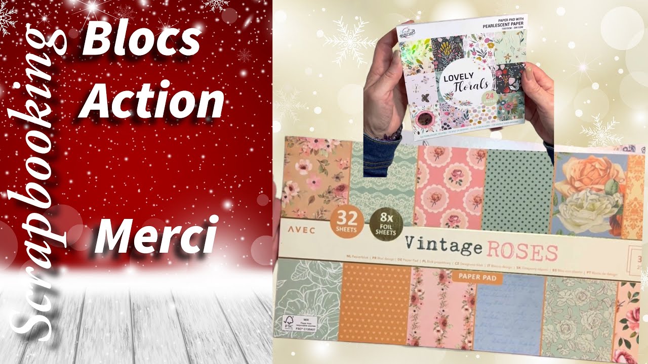 Scrapbooking, beautiful Action blocks