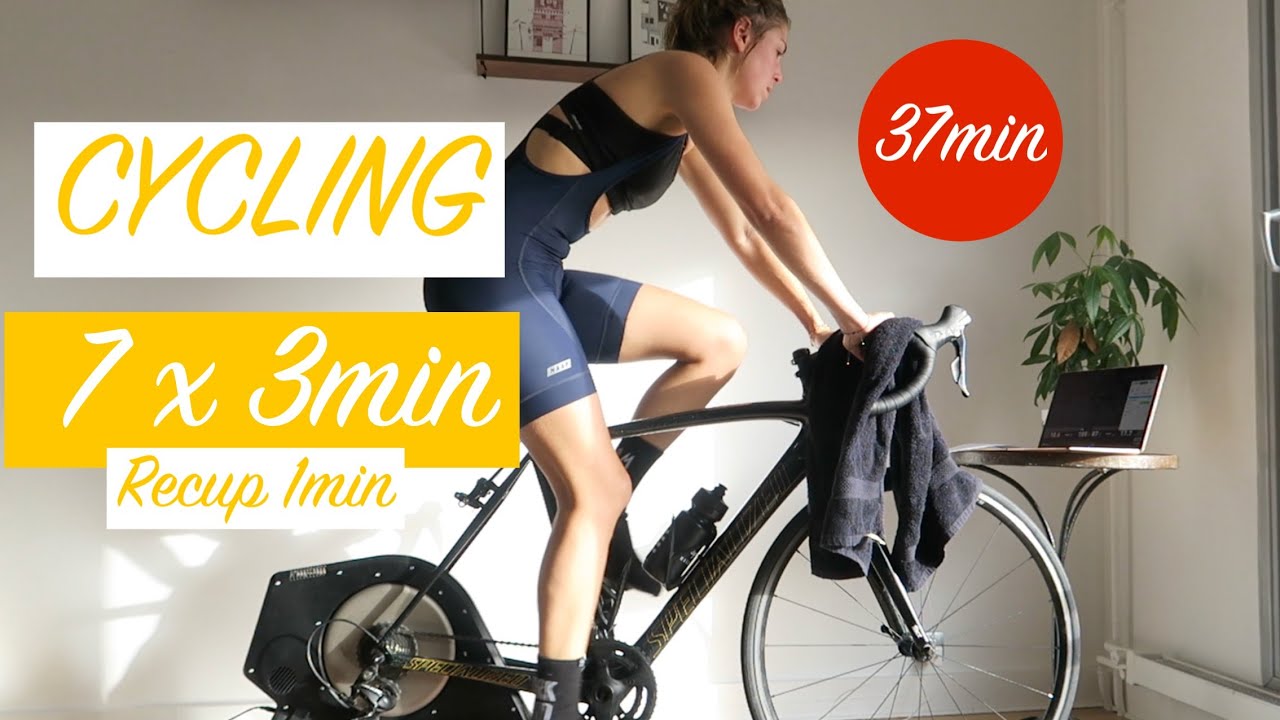 CYCLING / 7x3MIN R'1MIN / HOME TRAINER/ VELO D'APPART