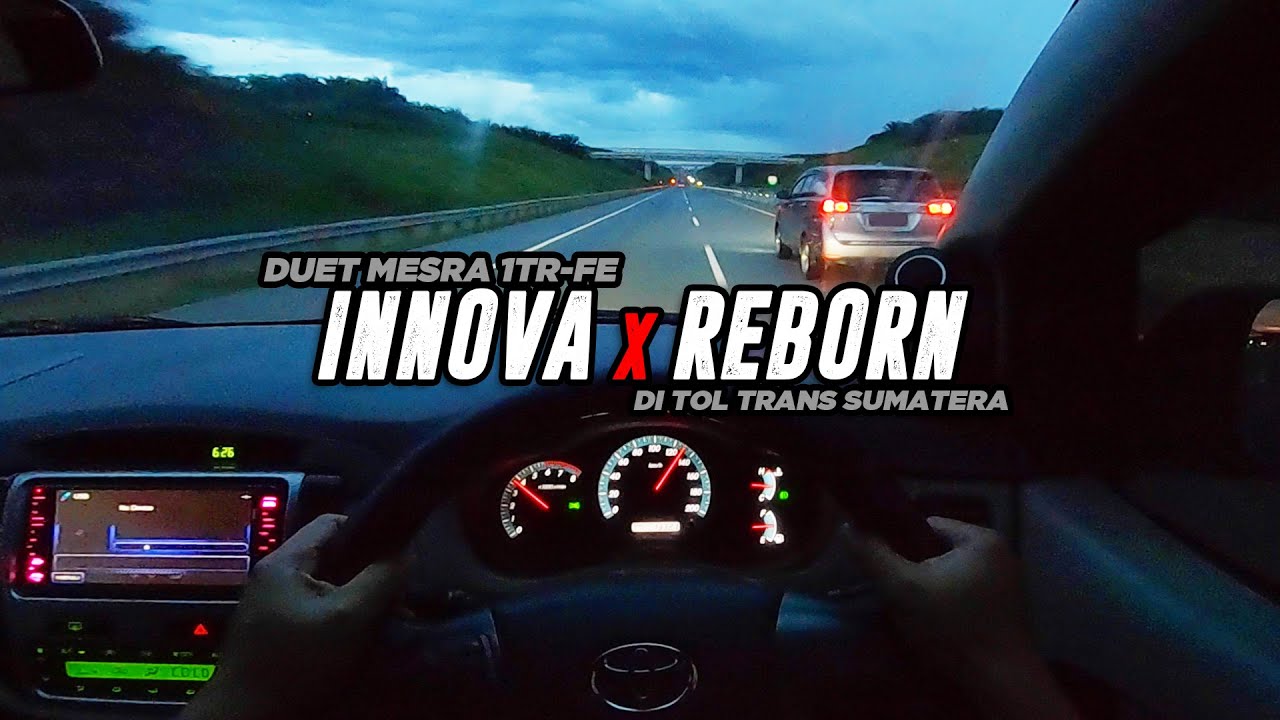 Duet Innova & Reborn Bensin 🌧 Hujan Deras Di Tol Trans Sumatera POV Driving Indonesia