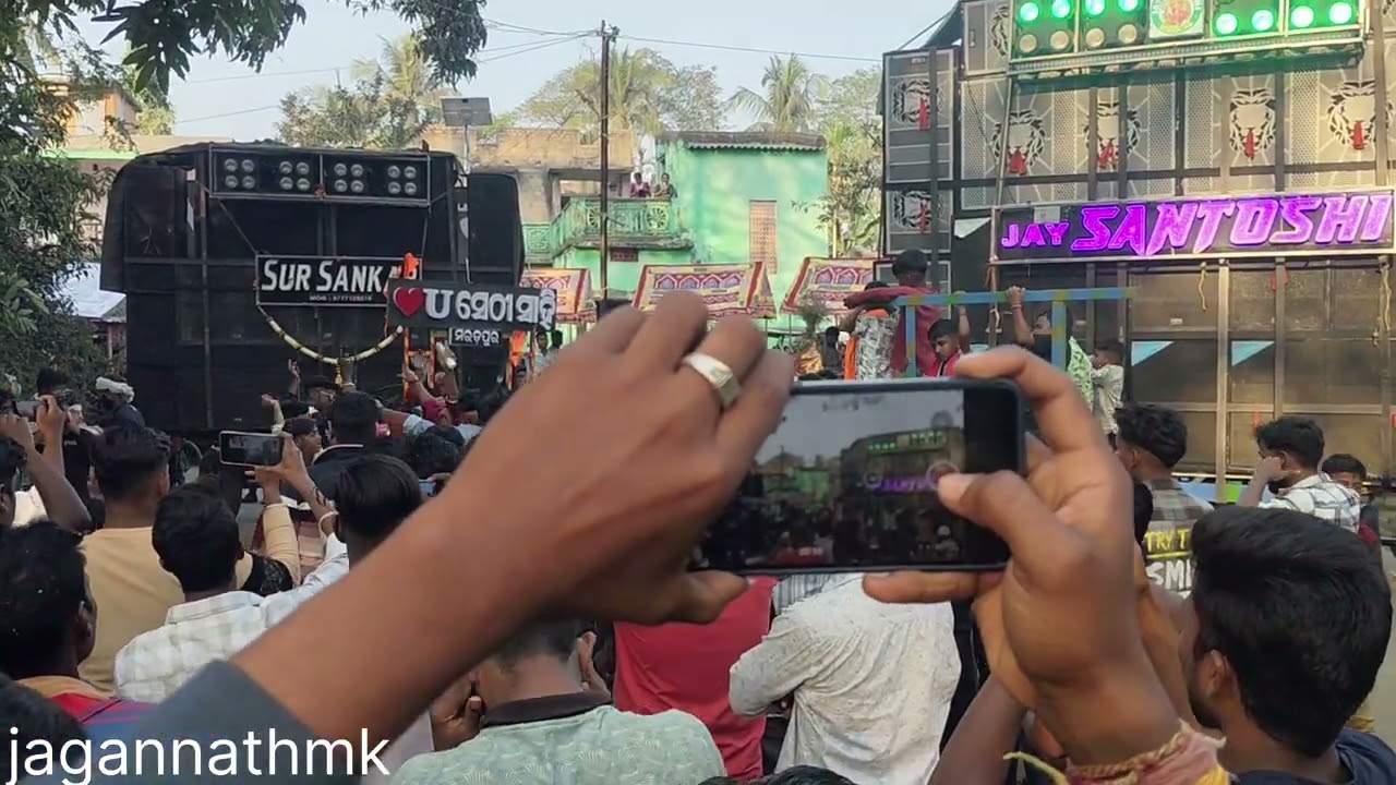 Sur sankar musical vs jay Santoshi 🔥 competition 🙉🔥 SARASWATI PUJA BHASANI 🔥