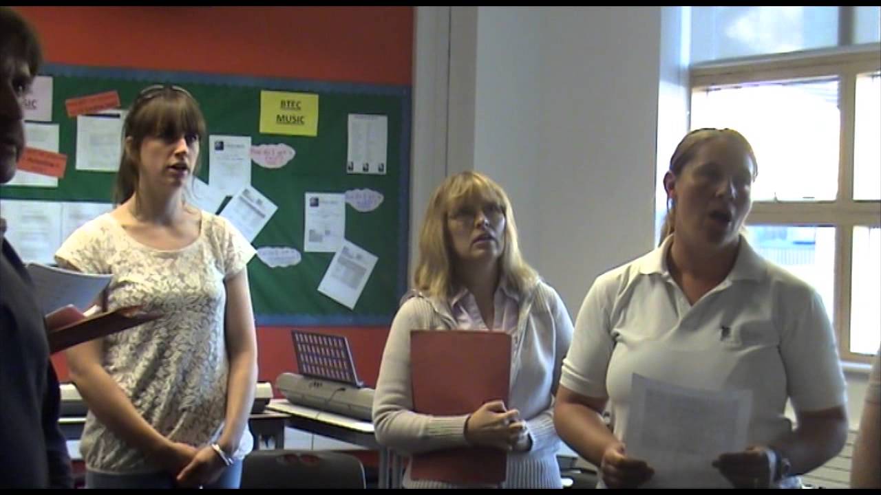 Rose Hill Community Choir rehearsal