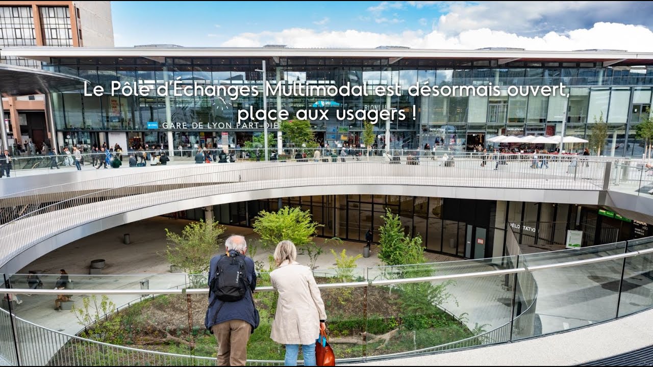 La transformation du Pôle d'Echange Multimodal Lyon Part-Dieu en images