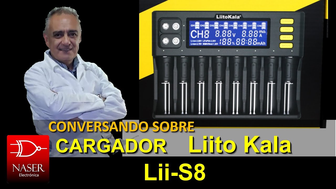 CARGADOR DE BATERIAS Liito Kala Lii-S8