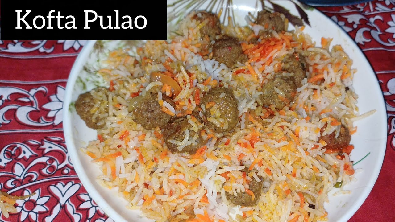 Kofta Pulao Recipe/Chatpate and testy sa kofta Pulao/Lucknow Style kofta Pulao recipe 😋 