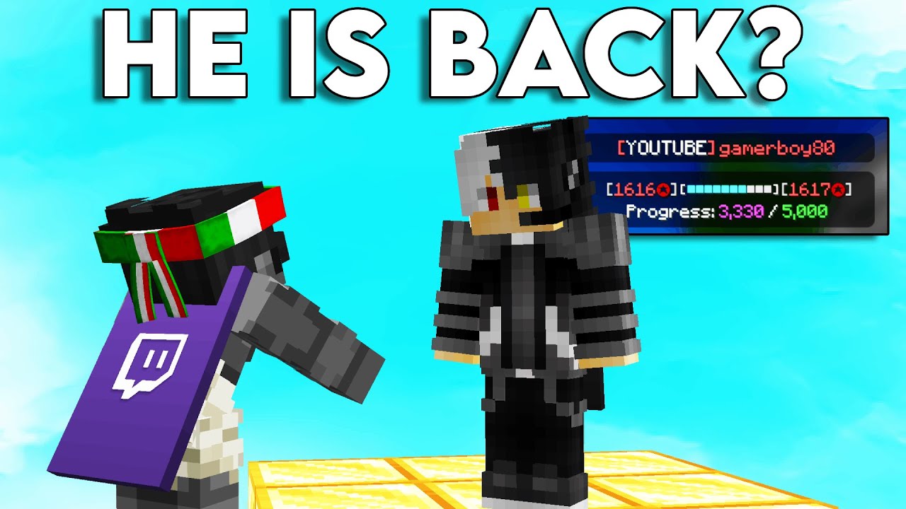 Bringing Gamerboy80 Back To Hypixel Bedwars