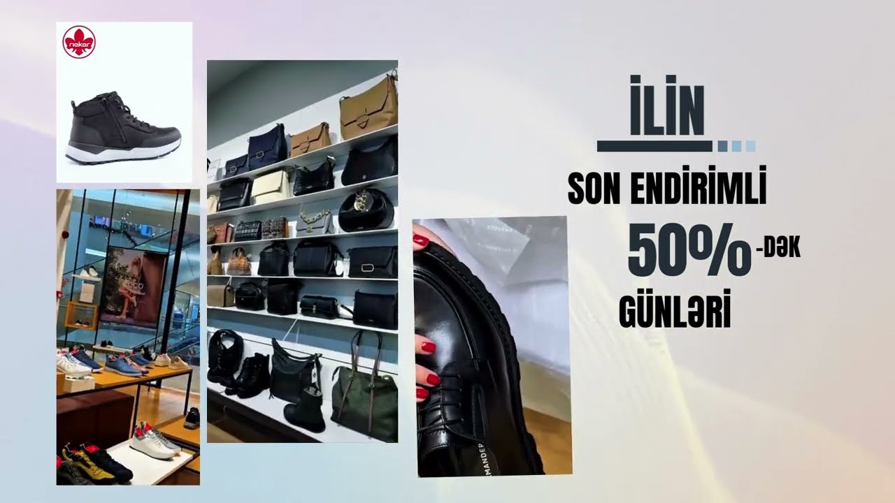 UP TO 50% WINTER SALE #paradbaku #ecco #salamander #camelactivebaku #riekershoes #tamaris