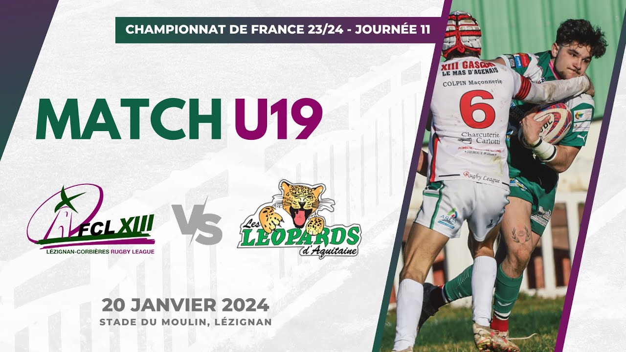 MATCH | U19 Juniors - Lézignan VS Villeneuve (J11)