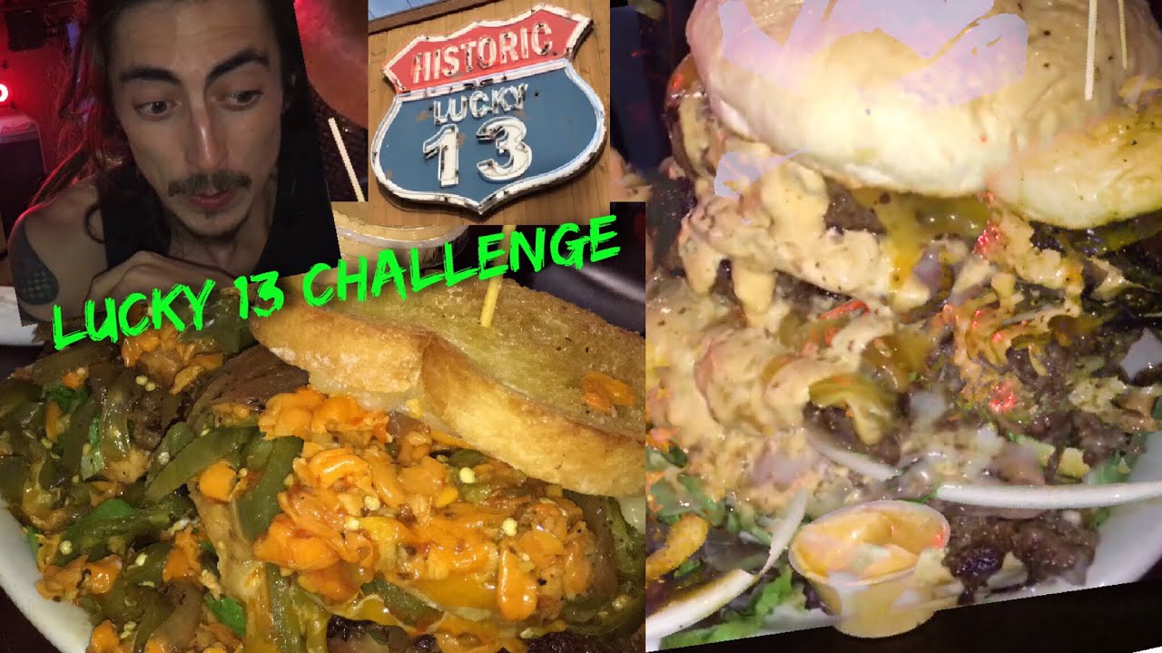 SLC Lucky 13 $1000 cash Food Challenge, Can he do it?