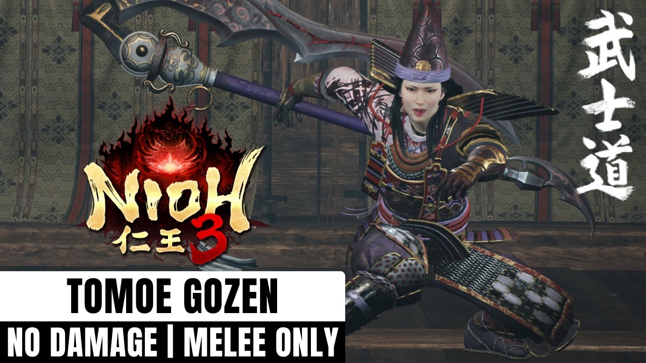 Nioh 3 - Tomoe Gozen Boss Fight (No Damage/Samurai Sword)