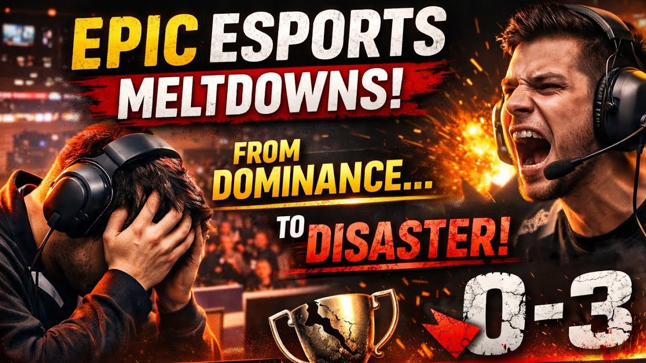 Epic Esports Meltdowns That Shocked the World