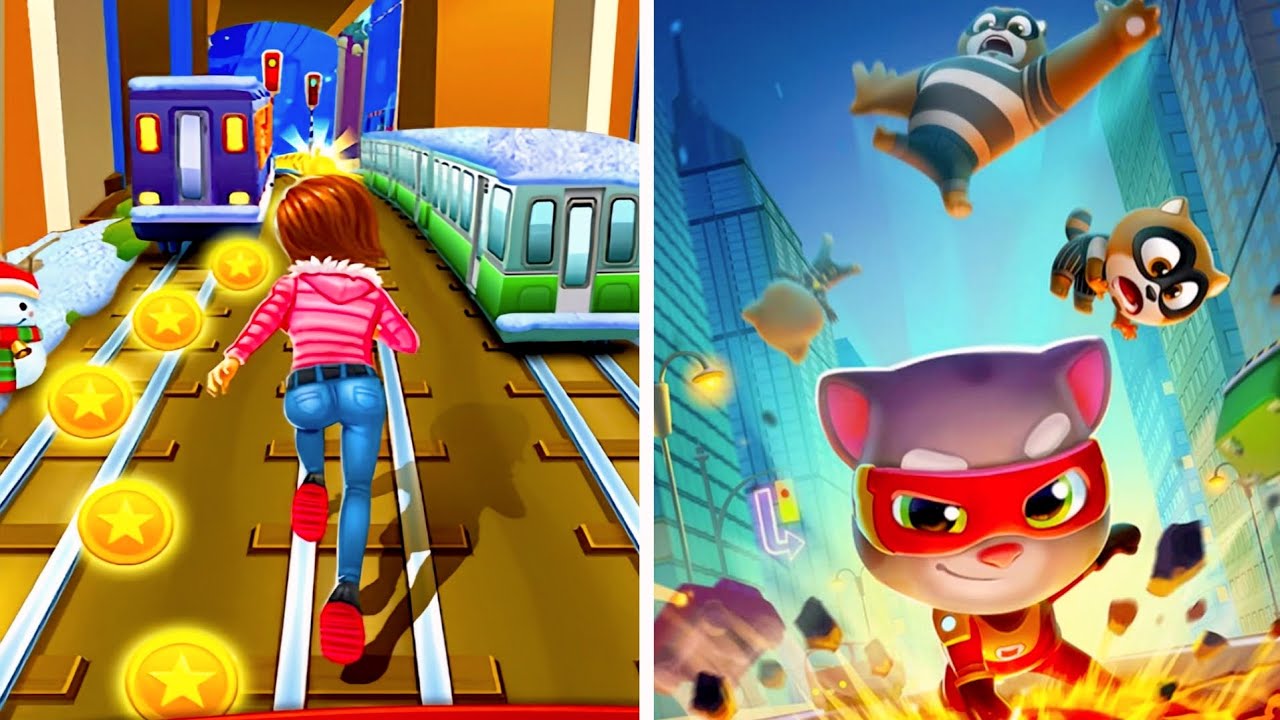 Subway Surfers City VS Talking Tom Hero Dash, Subway City, New Subway Surfers Game, City Tier List