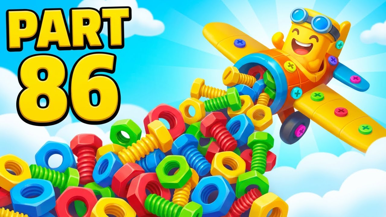 Screw Out 3D: Nut Sort Jam - Part 86 | This Puzzle Is Impossible?