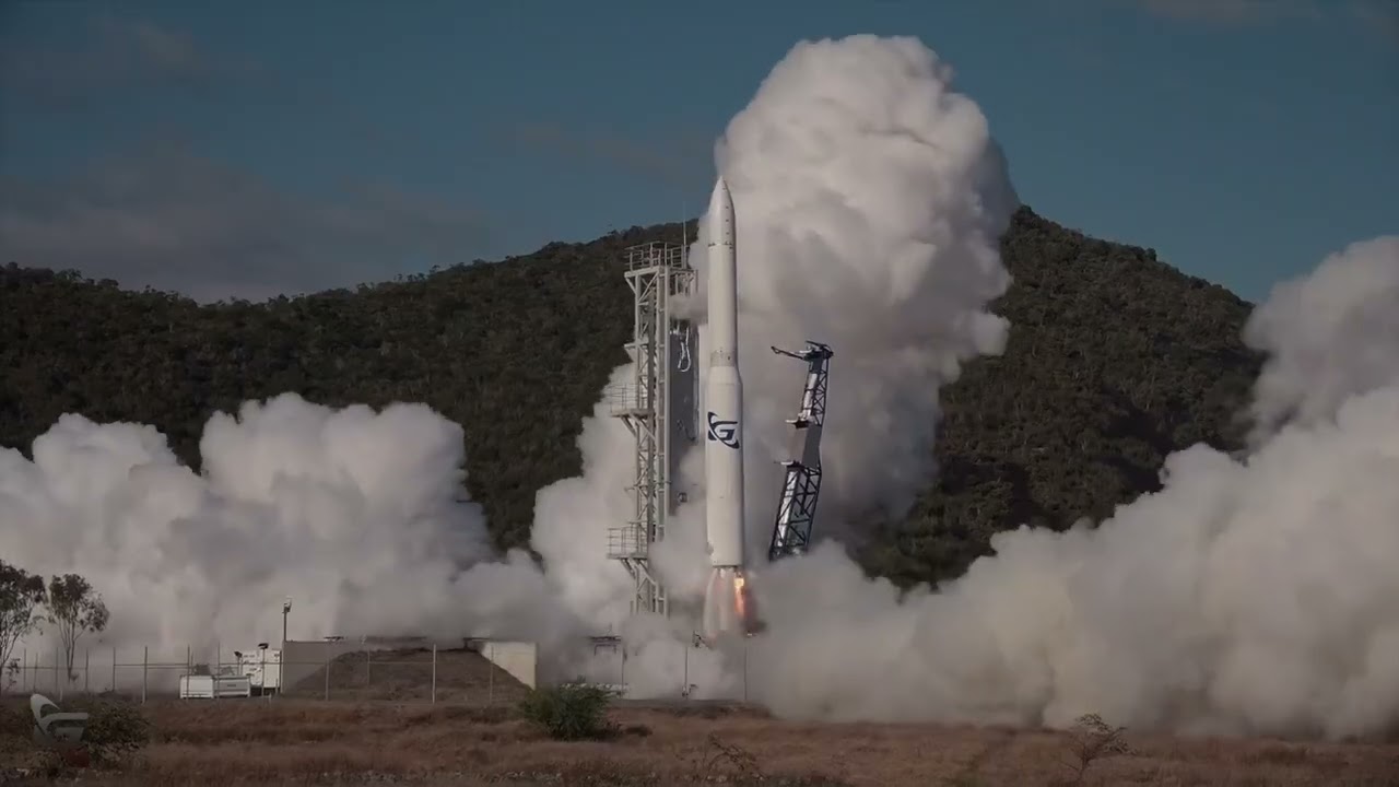 LAUNCH FAIL! Gilmour Space Eris Test Flight 1