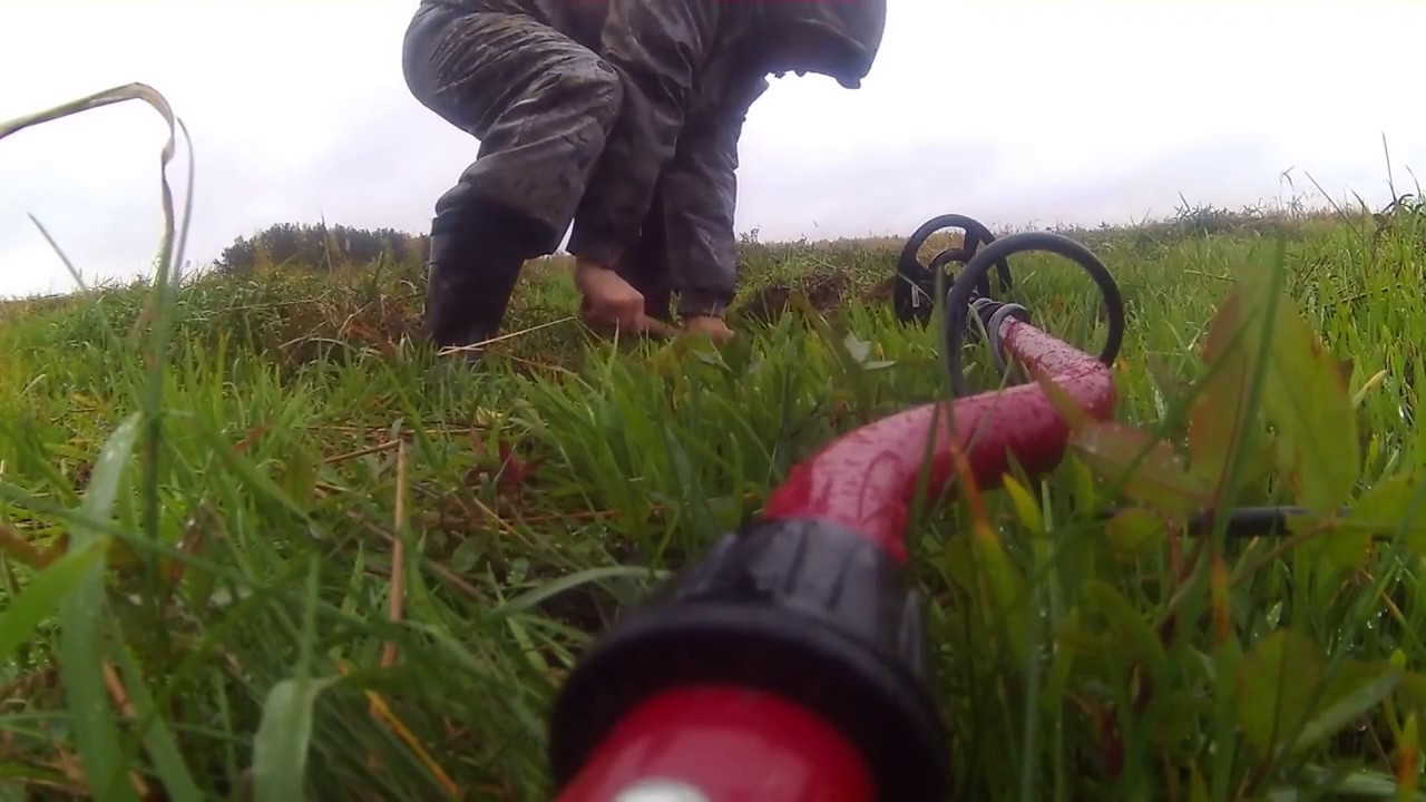 Minelab xterra 305 выход на коп. Первое серебро!