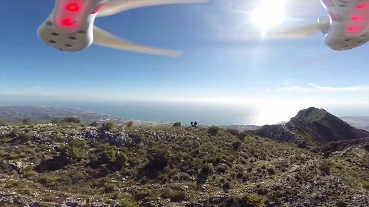 Dji Phantom 2 flying over La Concha, Marbella