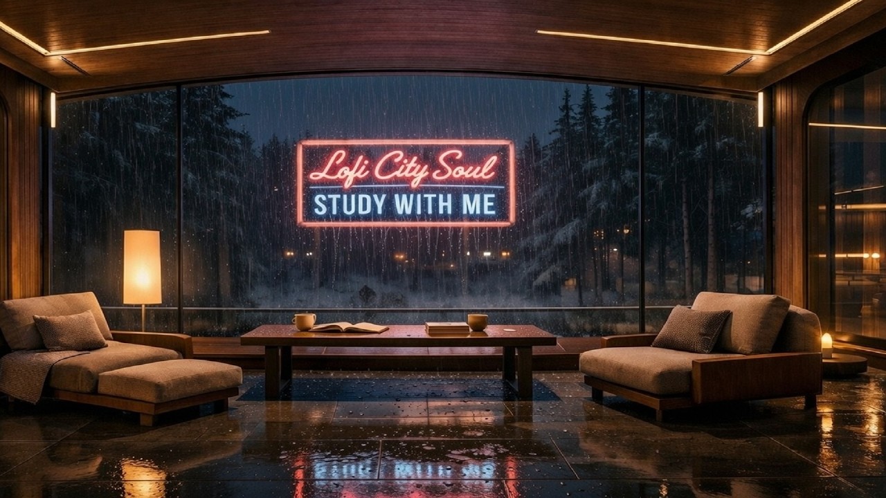 Дождливая Ночь Изучения Со Мной В ПРЯМОМ ЭФИРЕ 🌧 Глубокий Фокус LoFi для Pomodoro и Кодирования