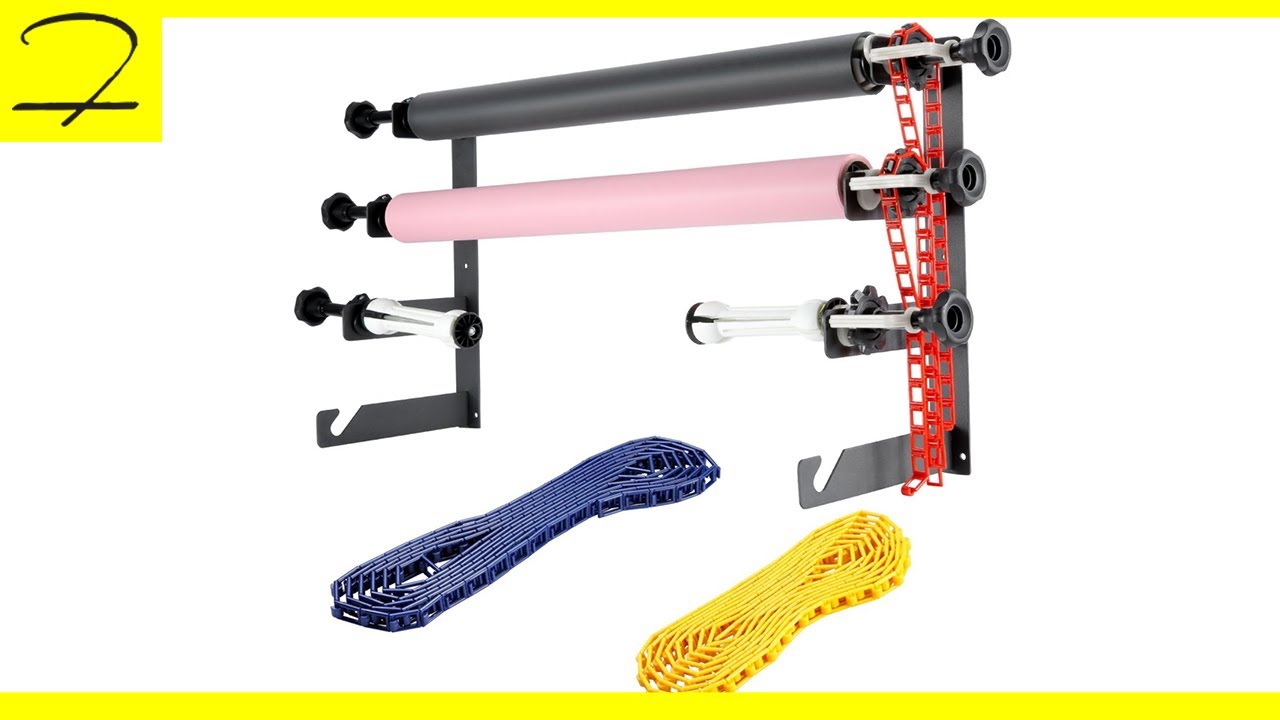 Neewer&reg; Photography 4 Roller Wall Mounting Manual Background Support System