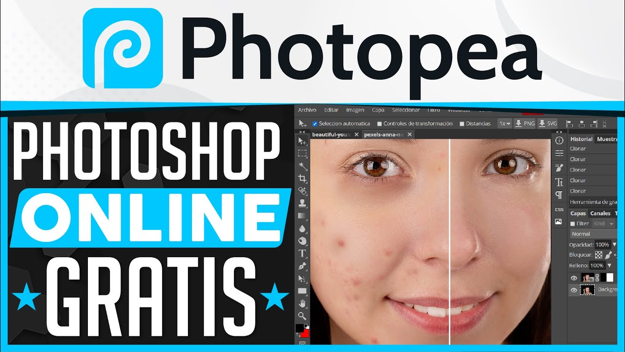 Photoshop Gratis Online, Edita imágenes gratis con Photopea 🎓 Dostin Hurtado