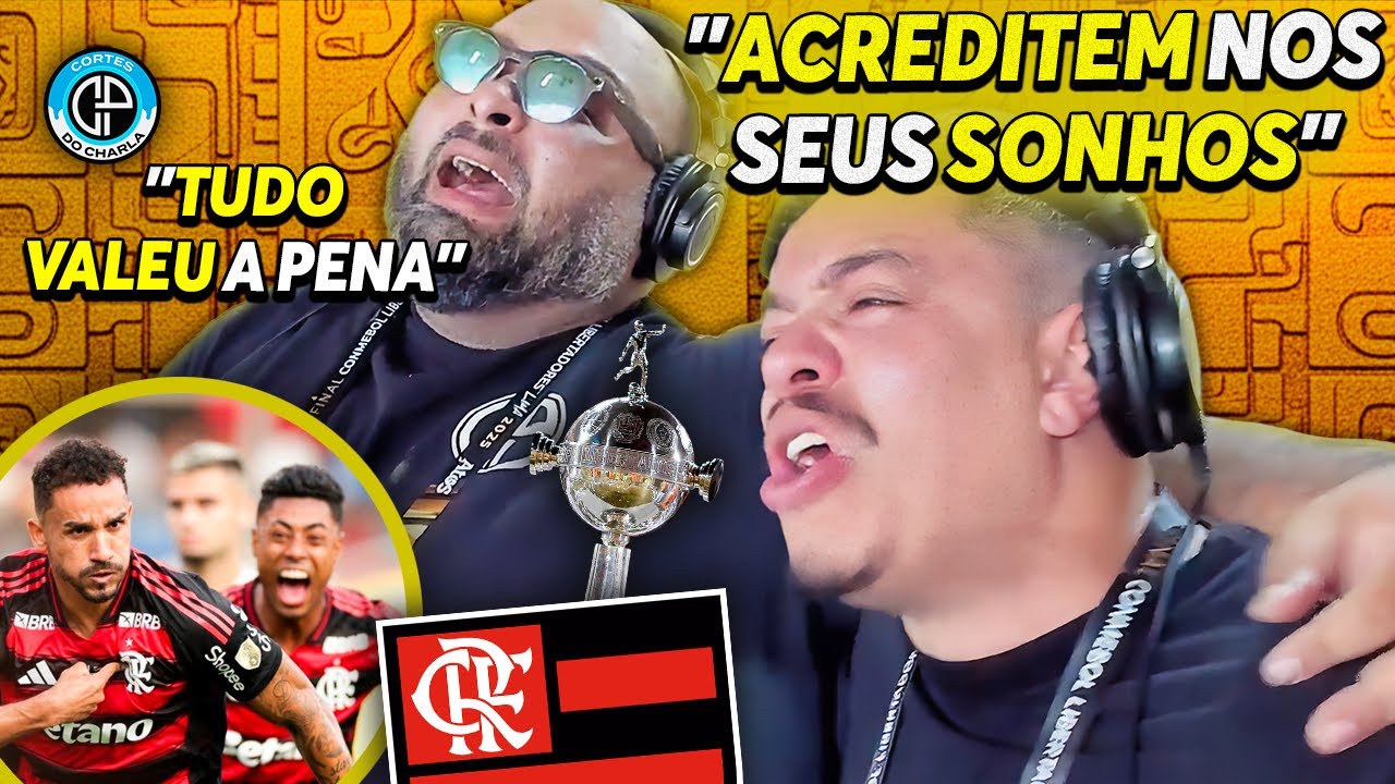 BET&Atilde;O E CANTARELLI SE EMOCIONAM COM O T&Iacute;TULO DO FLAMENGO NA LIBERTADORES