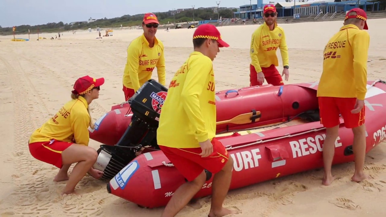 Inflatable Rescue Boat - Lifting and Launching - Video 2
