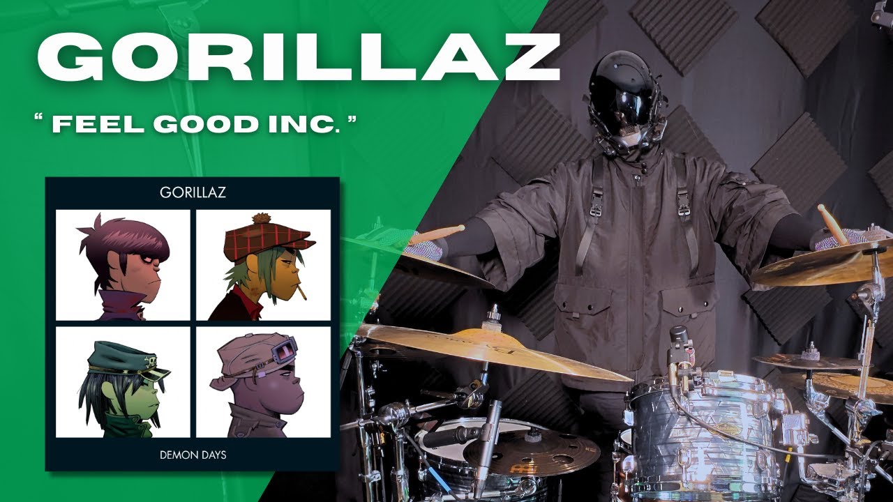 Gorillaz - Feel Good Inc. - Drum Cover [ Functionality Test 019 ]