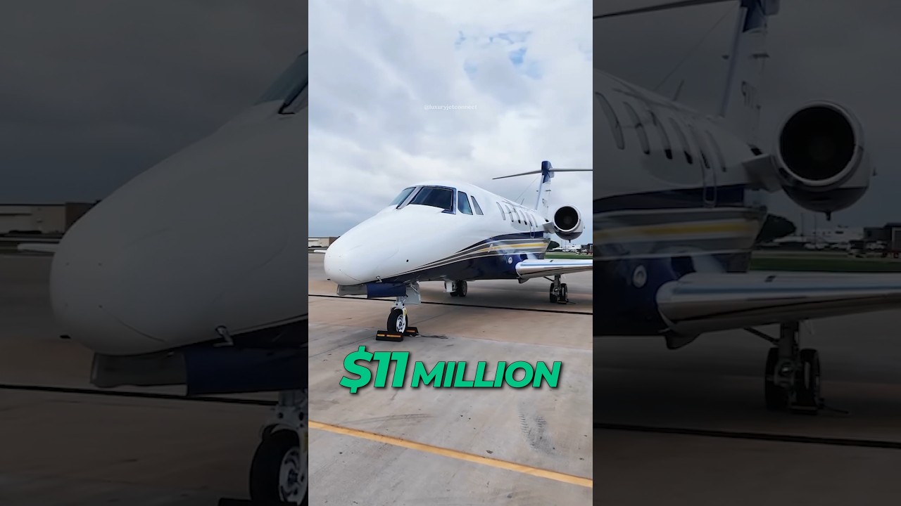 This $11M Citation 7 is a beast of a jet #luxurytravel #luxuryjet #privatejet #vipjets #elitejets