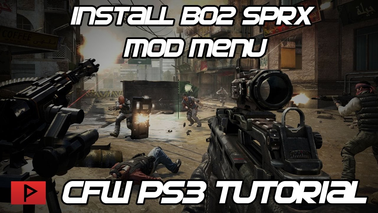 [Как] Установить мод меню BO2 SPRX для CFW PS3. Обучающее руководство (пример Jericho Engine)