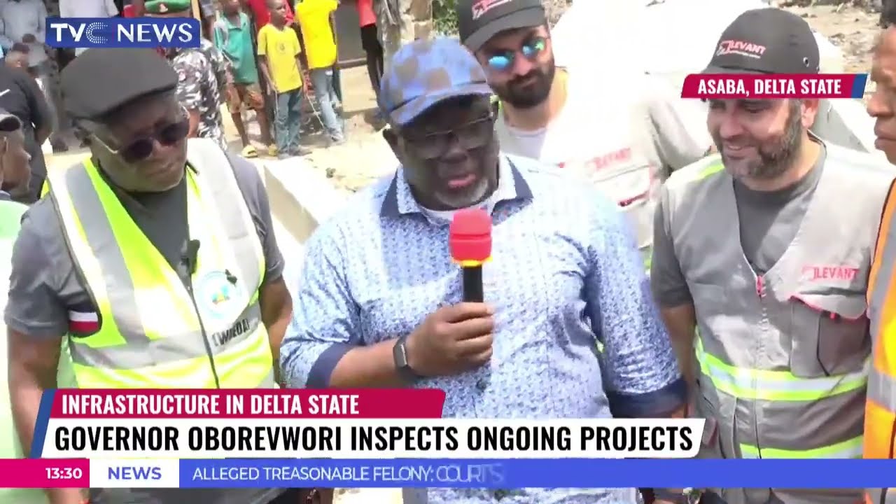 Governor Oborevwori Inspects Ongoing Projects In Delta