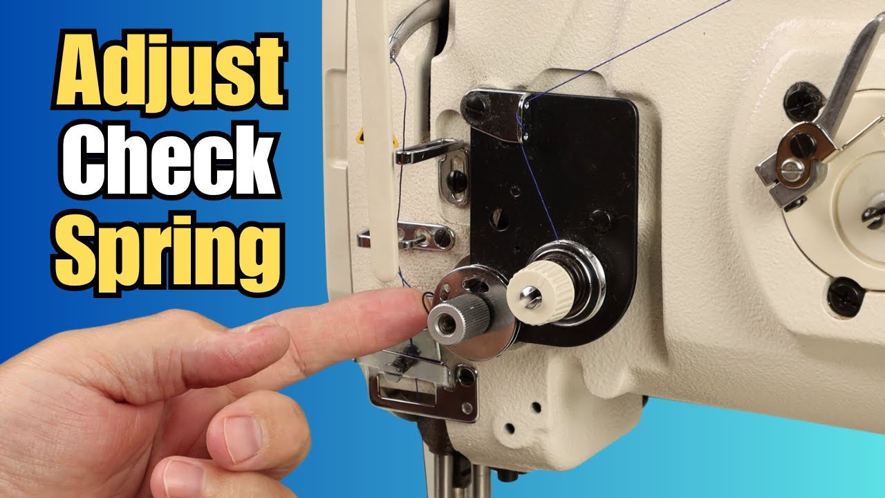 Juki 1541 How to Adjust Check Spring Industrial Walking Foot Sewing Machine Juki DNU 1541s