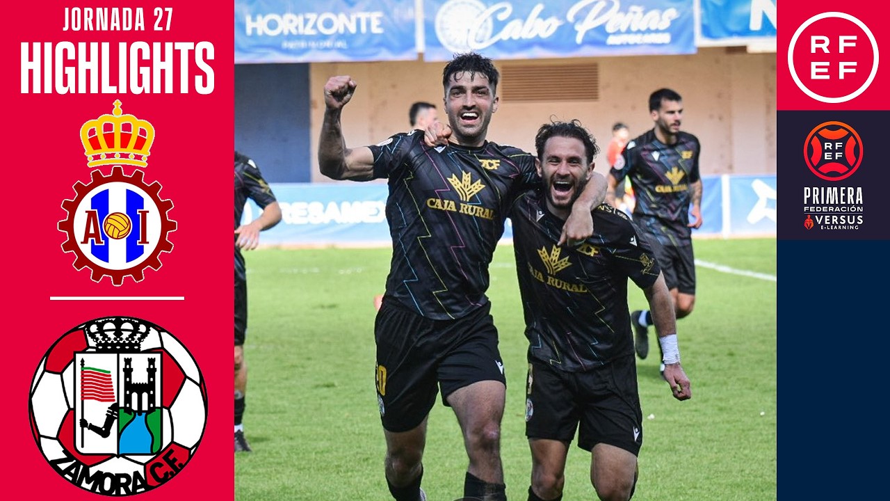 Resumen #PrimeraFederaci&oacute;n | Real Avil&eacute;s Industrial 0-2 Zamora CF | Jornada 27 | Temporada 2025/2026