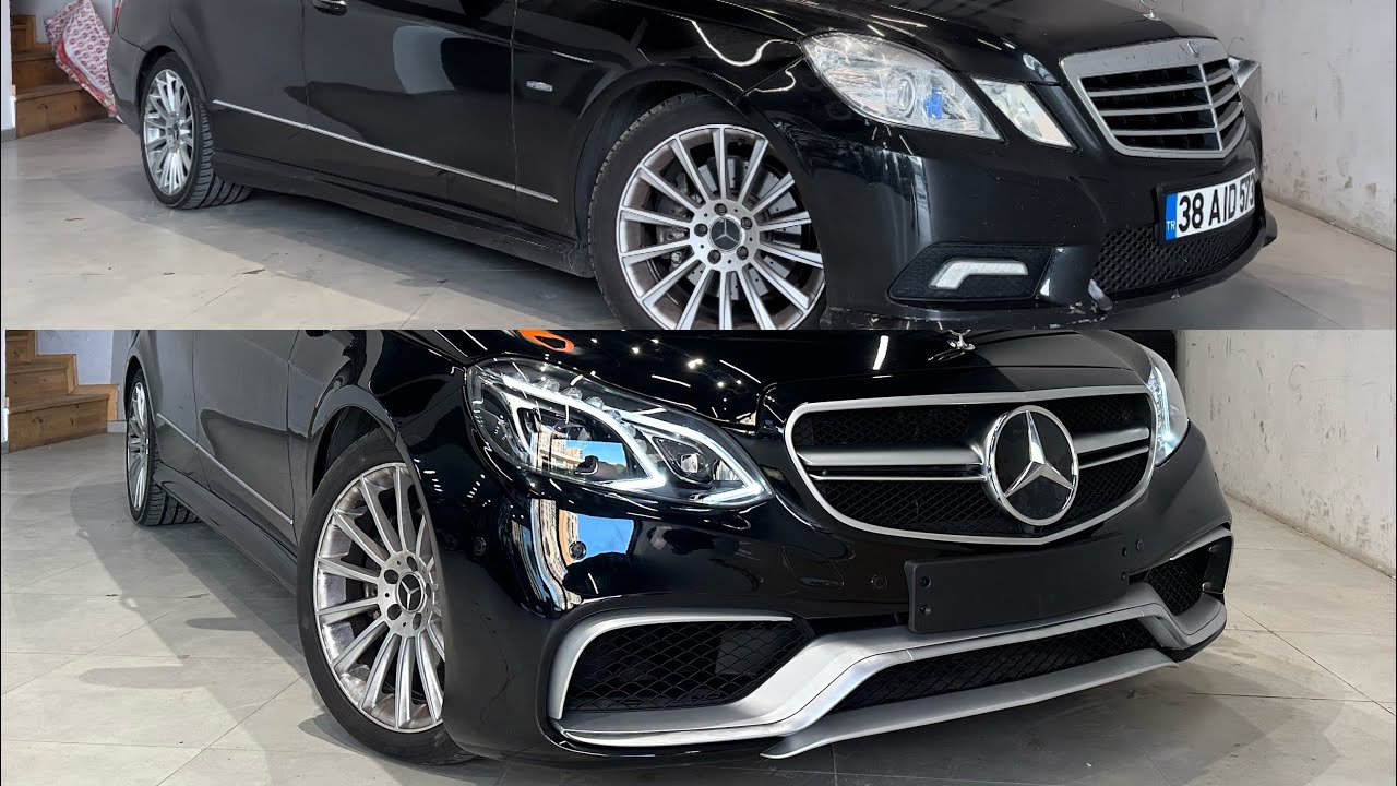 W212 E Serisi Facelift Makyajsızdan - Makyajlıya E63 Dönüşüm