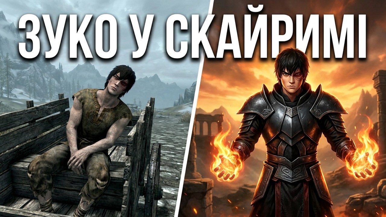 Пригоди Зуко в Скайримі // #100дописівукраїнською