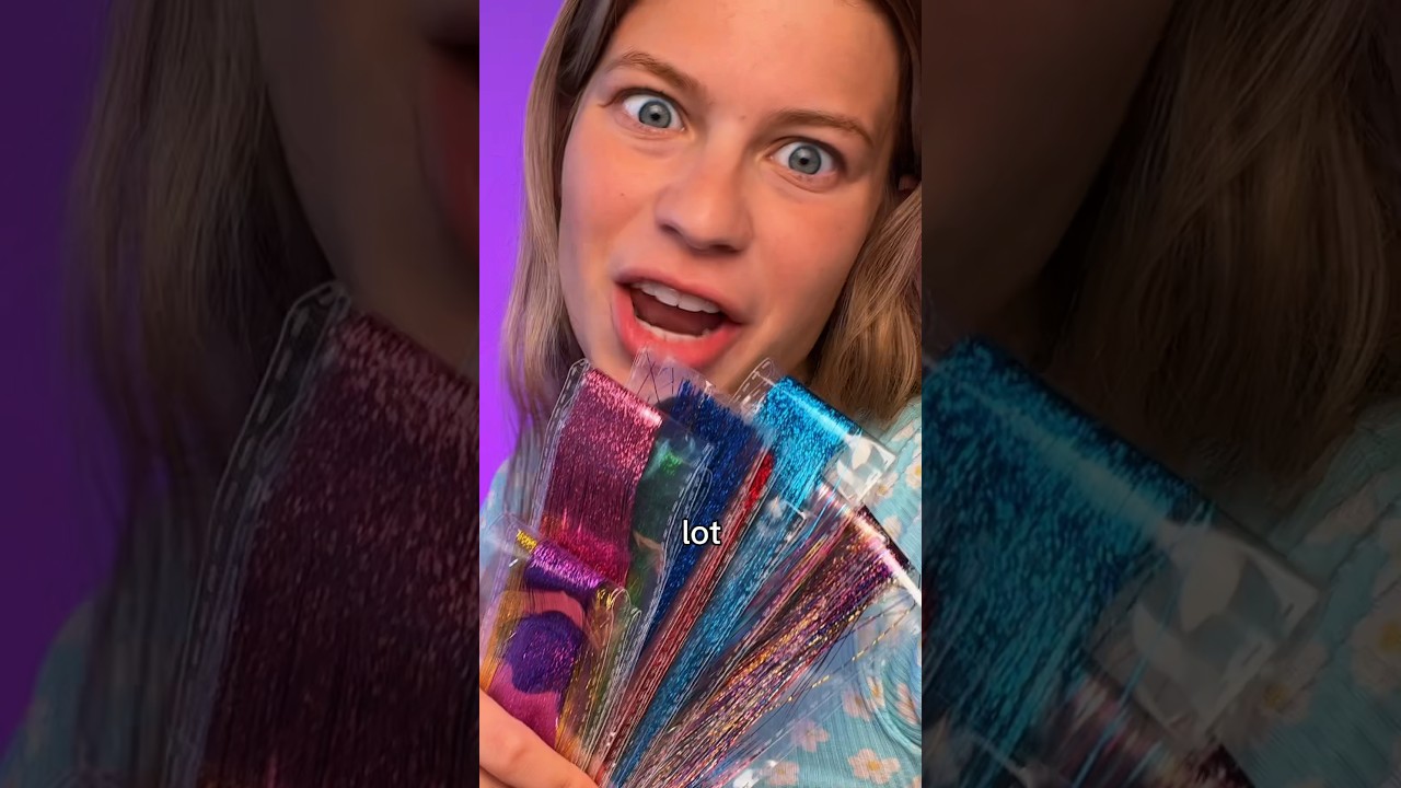 HAIR TINSEL DIY⁉️😱*im replacing ur local hairdresser
