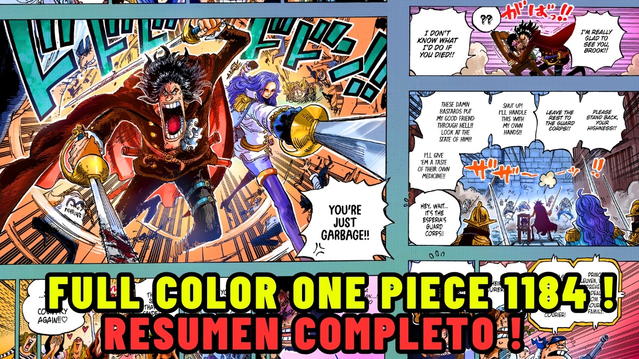 FULL COLOR ONE PIECE 1184 ! SUPER RESUMEN COMPLETO !!!