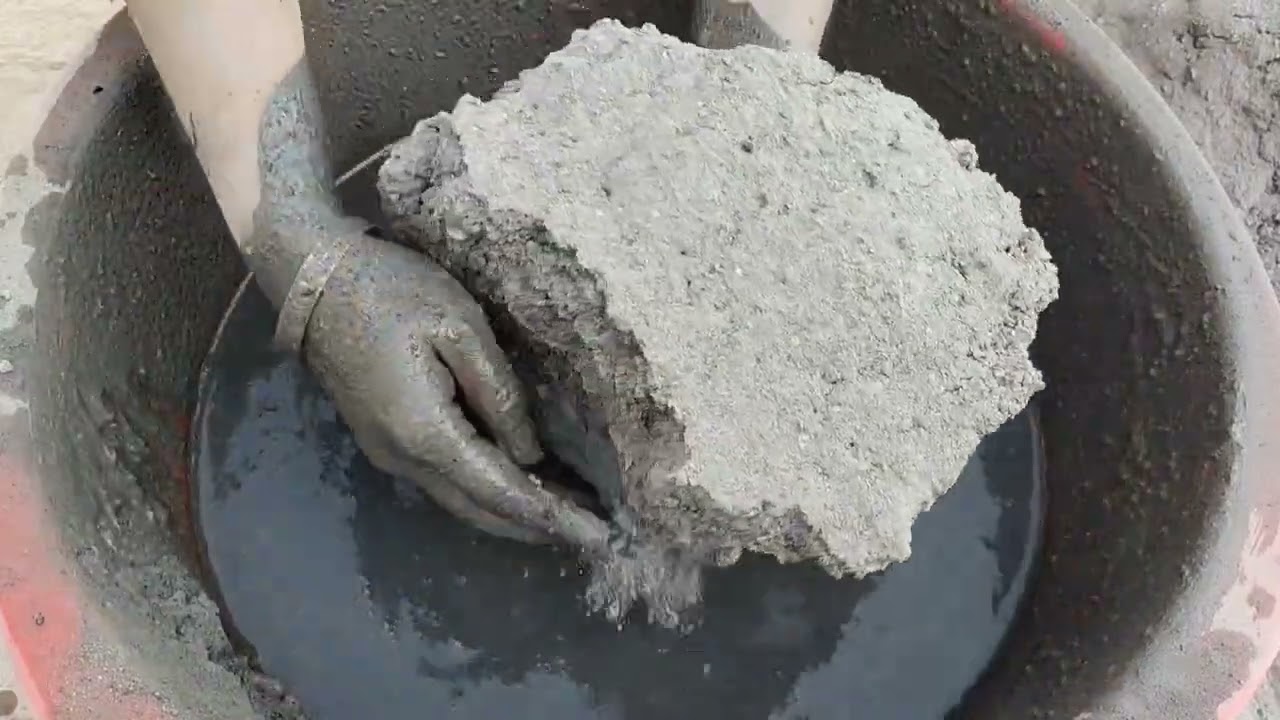 //Asmr// charcoal ashes full water 💦 crumbling// full satisfaction