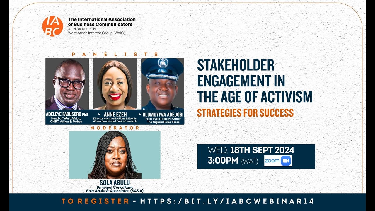 Stakeholder Engagement in the age of Activism: Strategies for success