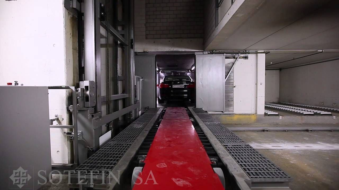 Hotel Lugano Dante automatic car park