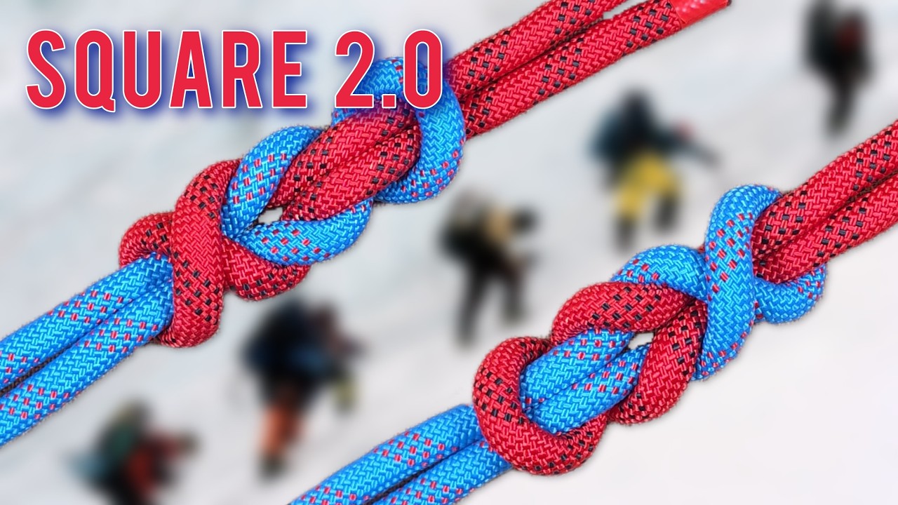 Square Knot 2.0. Classic Knot, Extra Grip.     #knot #loop #diy #tutorial #tourism #travel #handmade
