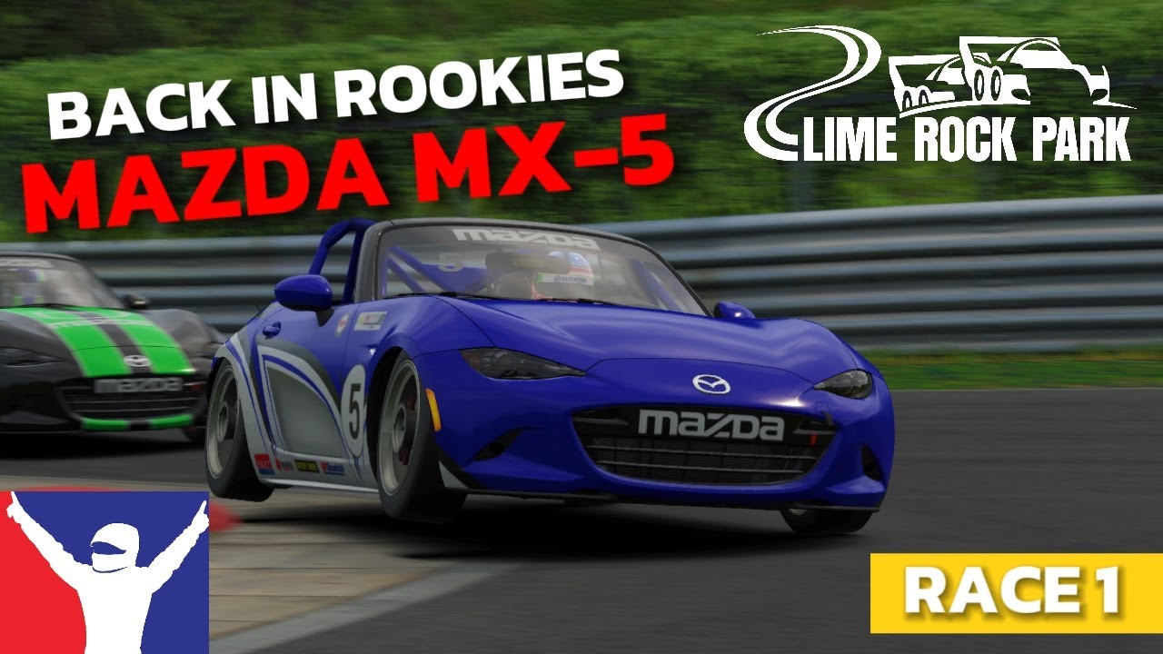Лайм-Рок, 4-я неделя, лучший результат на Mazda MX-5! Еще видео по iRacing?