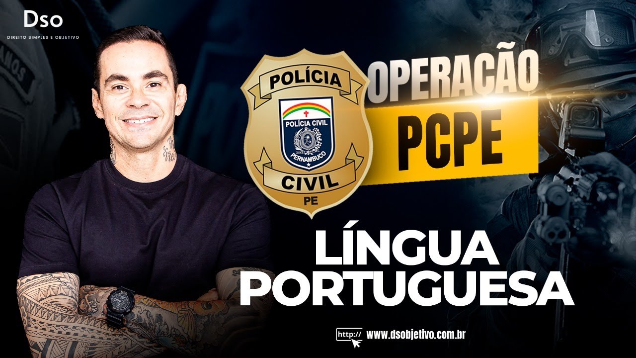 Opera&ccedil;&atilde;o PC PE - L&iacute;ngua Portuguesa - Com Alexandre Soares