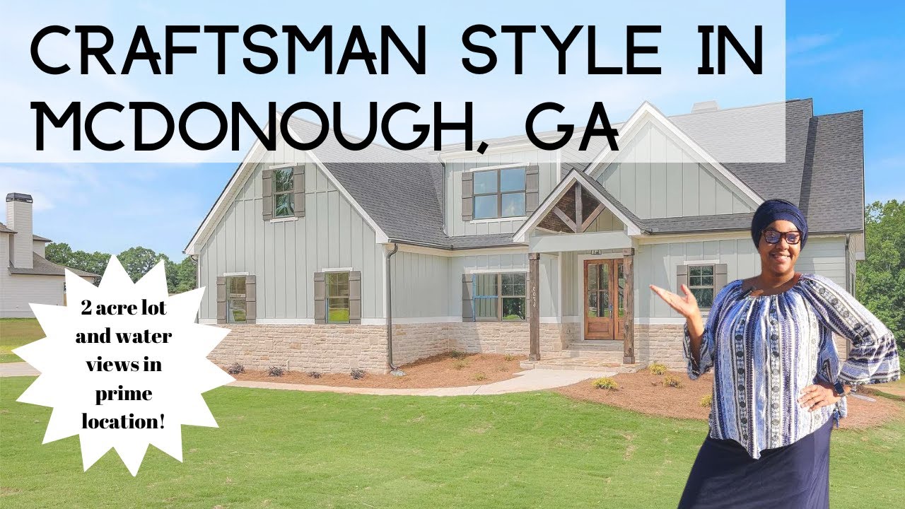 New Homes in McDonough, GA | Basement | Water View | 2 Acre Lot | New Homes Around Atlanta, GA