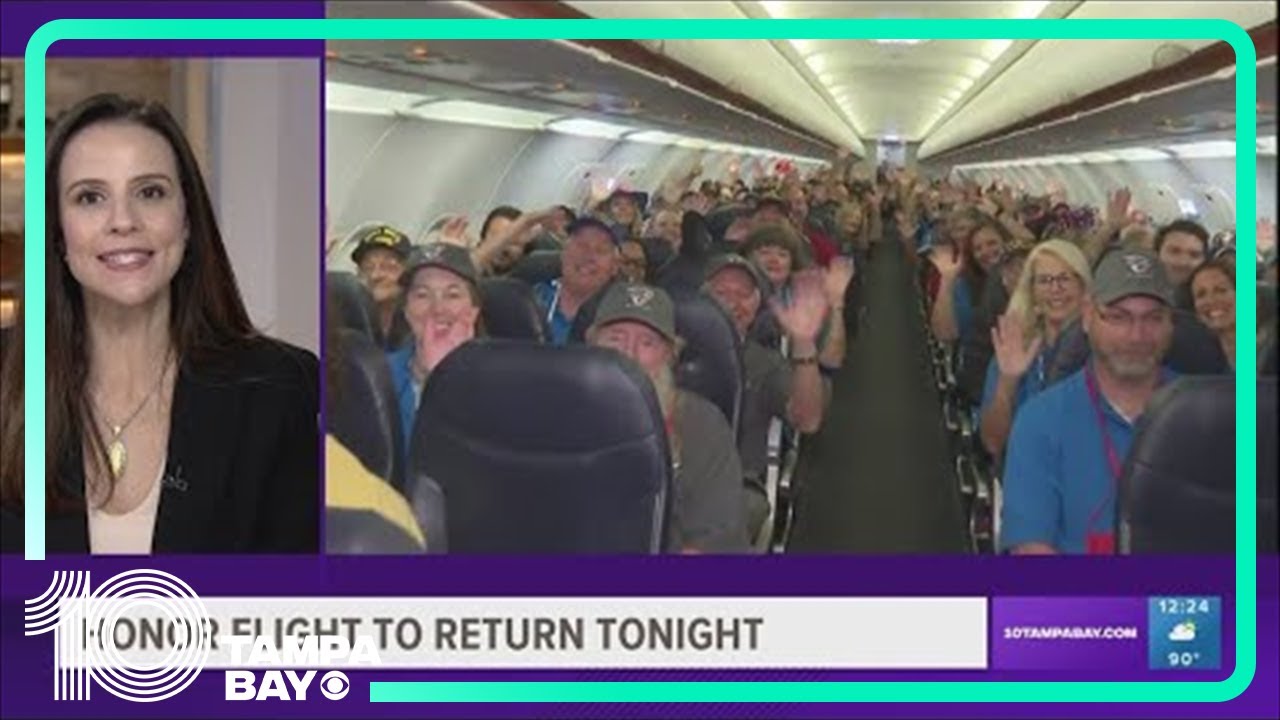Honor Flight takes 77 veterans from St. Petersburg to Washington, DC