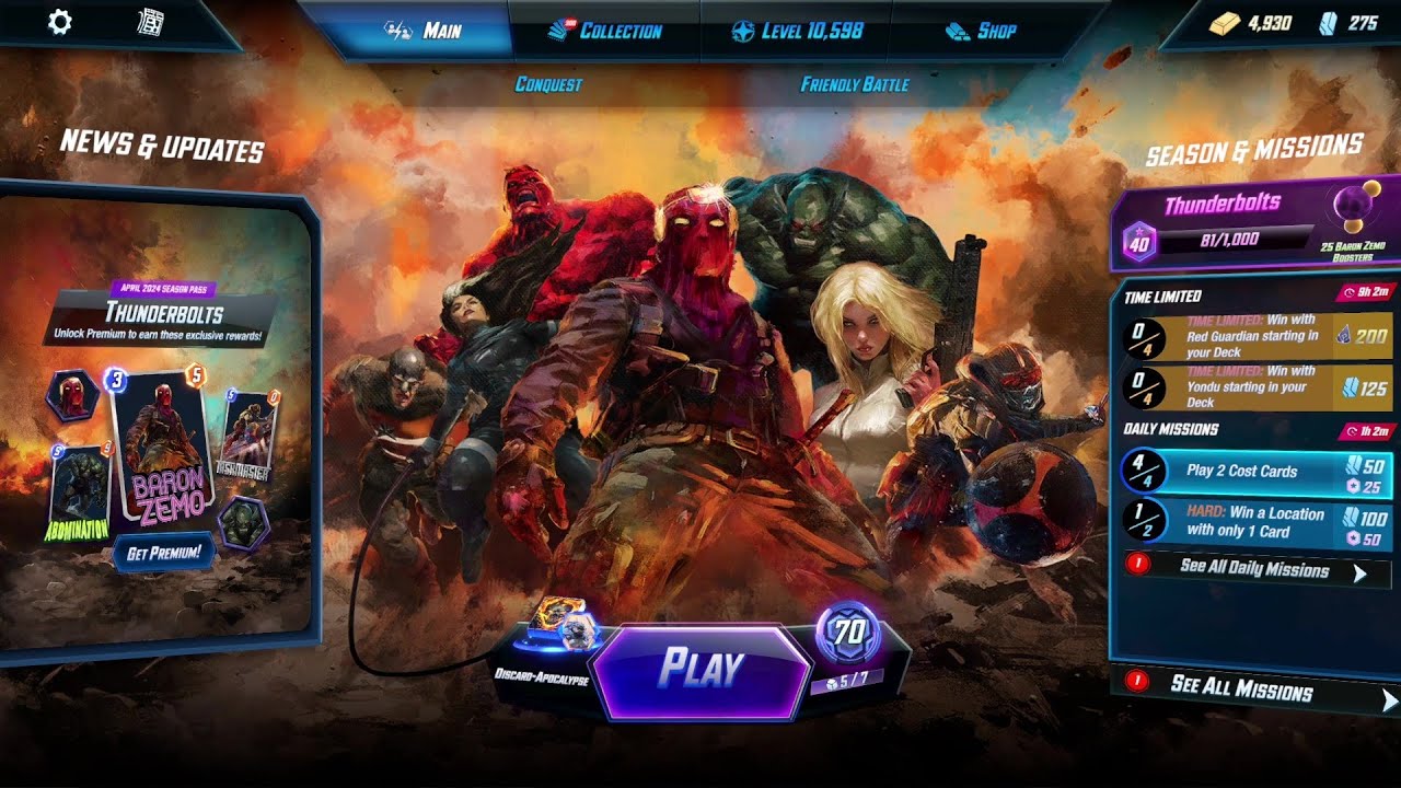 Thunderbolts Collector's Reserve Opening | #MarvelSnap